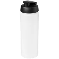   Baseline® Plus grip 750 ml flip lid sport bottle, LDPE, PP Plastic, Transparent, solid black