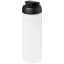 Baseline® Plus grip 750 ml flip lid sport bottle, LDPE, PP Plastic, Transparent, solid black
