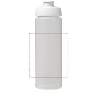   Baseline® Plus grip 750 ml flip lid sport bottle, LDPE, PP Plastic, Transparent,White