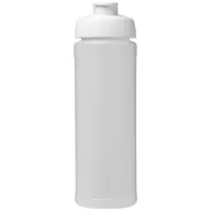   Baseline® Plus grip 750 ml flip lid sport bottle, LDPE, PP Plastic, Transparent,White