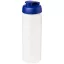 Baseline® Plus grip 750 ml flip lid sport bottle, LDPE, PP Plastic, Transparent, Blue