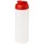 Baseline® Plus grip 750 ml flip lid sport bottle, LDPE, PP Plastic, Transparent, Red  