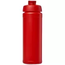 Baseline® Plus grip 750 ml flip lid sport bottle, LDPE, PP Plastic, Red