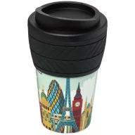   Brite-Americano® tyre 350 ml insulated tumbler, Silicone, solid black