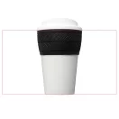 Brite-Americano® tyre 350 ml insulated tumbler, Silicone, White