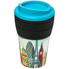   Brite-Americano® tyre 350 ml insulated tumbler, Silicone, Aqua