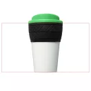 Brite-Americano® tyre 350 ml insulated tumbler, Silicone, Green