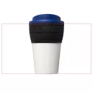 Brite-Americano® tyre 350 ml insulated tumbler, Silicone, Mid Blue