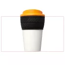 Brite-Americano® tyre 350 ml insulated tumbler, Silicone, Orange
