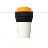   Brite-Americano® tyre 350 ml insulated tumbler, Silicone, Orange