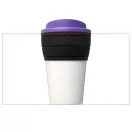 Brite-Americano® tyre 350 ml insulated tumbler, Silicone, Purple