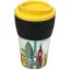Brite-Americano® tyre 350 ml insulated tumbler, Silicone, Yellow