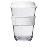   Americano® Cortado 300 ml tumbler with grip, SAN, PP Plastic/HDPE, Silicone, White