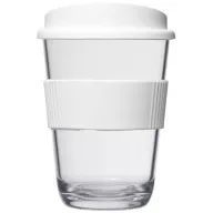   Americano® Cortado 300 ml tumbler with grip, SAN, PP Plastic/HDPE, Silicone, White