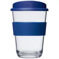   Americano® Cortado 300 ml tumbler with grip, SAN, PP Plastic/HDPE, Silicone, Blue