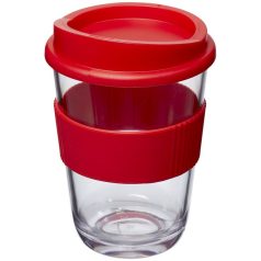   Americano® Cortado 300 ml tumbler with grip, SAN, PP Plastic/HDPE, Silicone, Red