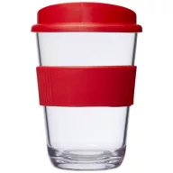   Americano® Cortado 300 ml tumbler with grip, SAN, PP Plastic/HDPE, Silicone, Red