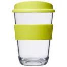 Americano® Cortado 300 ml tumbler with grip, SAN, PP Plastic/HDPE, Silicone, Lime