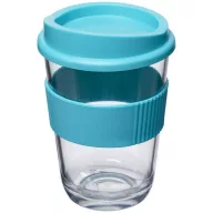   Americano® Cortado 300 ml tumbler with grip, SAN, PP Plastic/HDPE, Silicone, Aqua