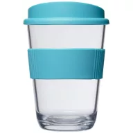  Americano® Cortado 300 ml tumbler with grip, SAN, PP Plastic/HDPE, Silicone, Aqua