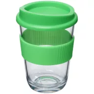   Americano® Cortado 300 ml tumbler with grip, SAN, PP Plastic/HDPE, Silicone, Green