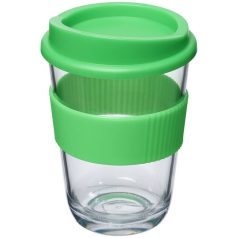   Americano® Cortado 300 ml tumbler with grip, SAN, PP Plastic/HDPE, Silicone, Green