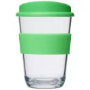 Americano® Cortado 300 ml tumbler with grip, SAN, PP Plastic/HDPE, Silicone, Green