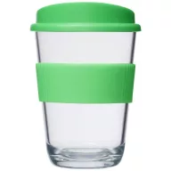   Americano® Cortado 300 ml tumbler with grip, SAN, PP Plastic/HDPE, Silicone, Green