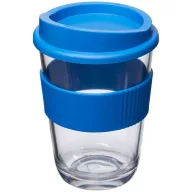   Americano® Cortado 300 ml tumbler with grip, SAN, PP Plastic/HDPE, Silicone, Mid Blue
