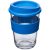 Americano® Cortado 300 ml tumbler with grip, SAN, PP Plastic/HDPE, Silicone, Mid Blue