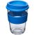 Americano® Cortado 300 ml tumbler with grip, SAN, PP Plastic/HDPE, Silicone, Mid Blue