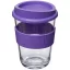 Americano® Cortado 300 ml tumbler with grip, SAN, PP Plastic/HDPE, Silicone, Purple