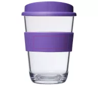   Americano® Cortado 300 ml tumbler with grip, SAN, PP Plastic/HDPE, Silicone, Purple