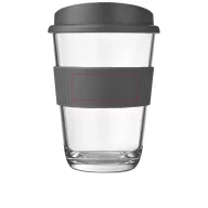   Cana de voiaj, 300 ml, 12.4xØ 8.6 cm, Americano, 20IUN0715, Gri, Plastic, Polipropilena, Silicon