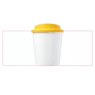   Brite-Americano® Espresso 250 ml insulated tumbler, PP Plastic, Yellow