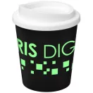Americano® Espresso 250 ml insulated tumbler, PP Plastic,  solid black,White