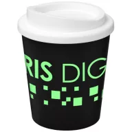   Americano® Espresso 250 ml insulated tumbler, PP Plastic,  solid black,White