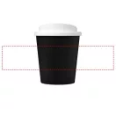 Americano® Espresso 250 ml insulated tumbler, PP Plastic,  solid black,White