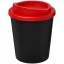 Americano® Espresso 250 ml insulated tumbler, PP Plastic, solid black, Red  