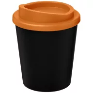   Americano® Espresso 250 ml insulated tumbler, PP Plastic,  solid black,Orange  