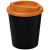 Americano® Espresso 250 ml insulated tumbler, PP Plastic,  solid black,Orange  
