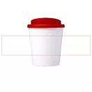 Americano® Espresso 250 ml insulated tumbler, PP Plastic, White,Red  