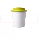 Americano® Espresso 250 ml insulated tumbler, PP Plastic, White,Lime green