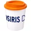 Americano® Espresso 250 ml insulated tumbler, PP Plastic, White,Orange  
