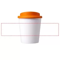   Americano® Espresso 250 ml insulated tumbler, PP Plastic, White,Orange  