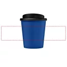Americano® Espresso 250 ml insulated tumbler, PP Plastic, Blue, solid black