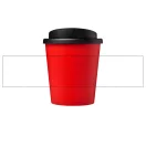 Americano® Espresso 250 ml insulated tumbler, PP Plastic, Red, solid black