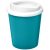 Americano® Espresso 250 ml insulated tumbler, PP Plastic, aqua blue,White