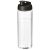 H2O Vibe 850 ml flip lid sport bottle, PET Plastic, PP Plastic, Transparent, solid black