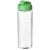 H2O Vibe 850 ml flip lid sport bottle, PET Plastic, PP Plastic, Transparent,Green  
